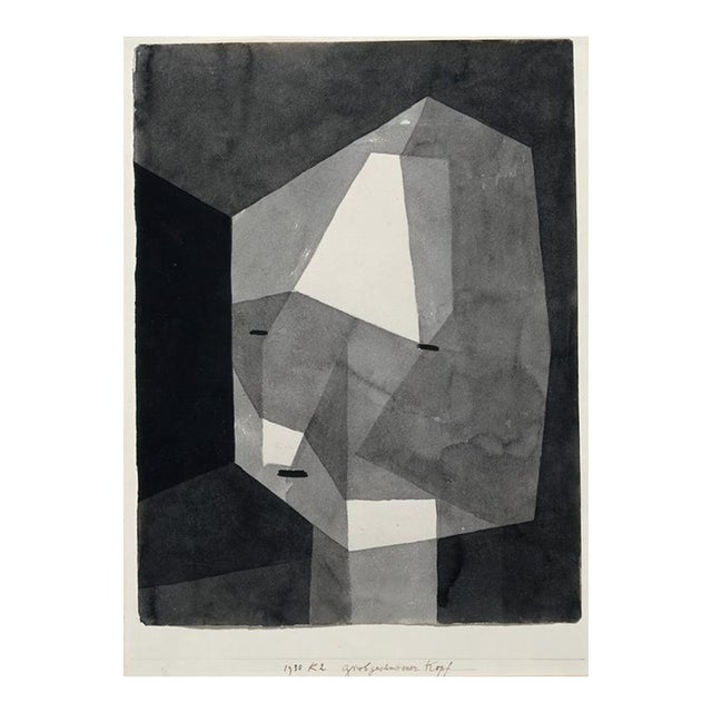 Paul Klee 'Rough Cut Head' Archival Pigment Print Unframed Reproduction For Sale