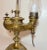 19th Century Antique Ornate Wild & Wessel Bronze Glass Harvard Electric Student Desk Lamp For Sale - Image 5 of 15