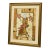 Asian-Inspired Figure Wall Art With Calligraphy Details For Sale