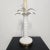 Vintage Palm Beach Regency White Porcelain Palm Tree Table Lamp For Sale In Chicago - Image 6 of 16