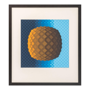 Victor Vasarely "Koskota" Screenprint, 1976