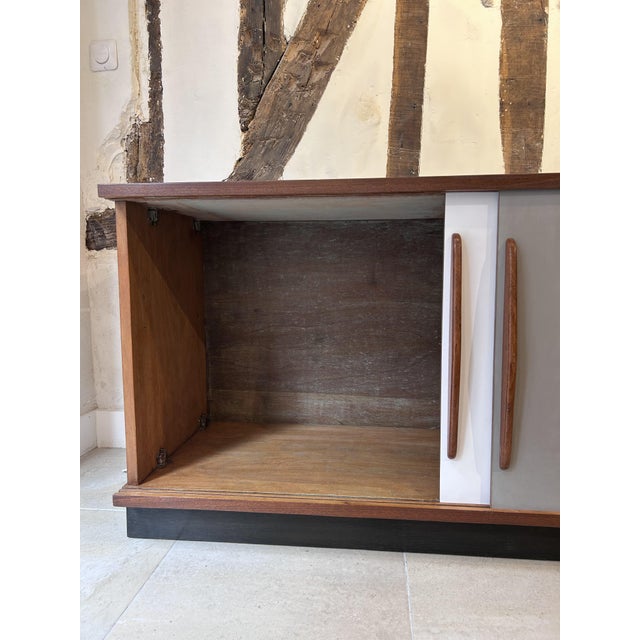 Brown Cansado Buffet by Charlotte Perriand, 1954 For Sale - Image 8 of 18