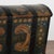 Original Green Painted Swedish Dome Top Trunk Dated 1853 For Sale - Image 11 of 13