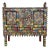 Vintage 1950 Indian Boho Colorful Damchiya Chest For Sale