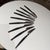 Wood 1960s Mid-Century Modern Mac De Luxe Series Steak Knives Japan Stainless Steel Wood - Set of 9 For Sale - Image 7 of 10