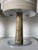Contemporary Bentley Home “Morpeth” Italian Luxury Leather & Burl Wood Table Lamps - A Pair For Sale - Image 3 of 12