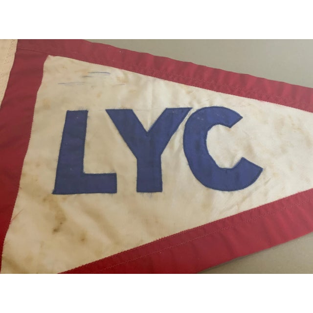 Vintage Lauderdale Yacht Club Framed Burgee For Sale In Boston - Image 6 of 7