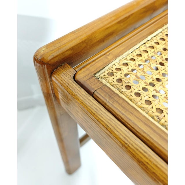 Italian Chairs in Wood and Vienna Straw, 1970s, Set of 4 For Sale - Image 10 of 18