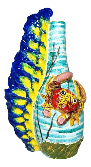 Ceramic Vase from Iama Albisola. Italy, 1970s