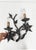 Metal Brutalist Spanish Wrought Iron Wall Sconce, 1950 For Sale - Image 7 of 10