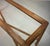 1970s Gabriella Crespi Style Pencil Reed Console Table With New Glass For Sale - Image 9 of 12