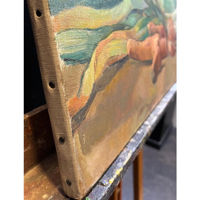 Fernand Blondin, Vegetables, Oil on Canvas For Sale - Image 9 of 11