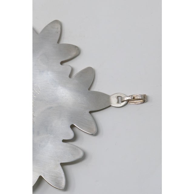 Waterford 2004 Waterford Sterling Snowflake Ornament For Sale - Image 4 of 9