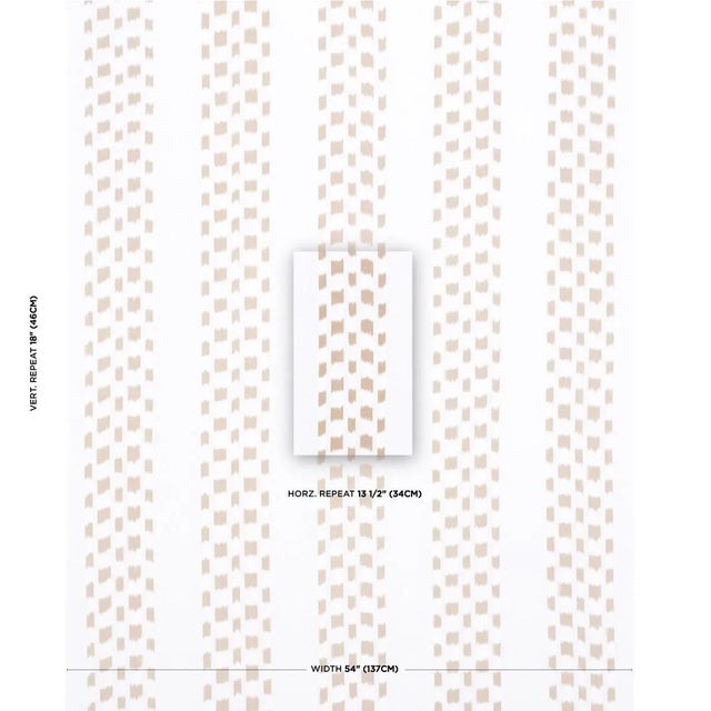 Using a traditional, artisanal weaving technique, Izmir Ikat Stripe in sand is intentionally irregular, emphasizing the...