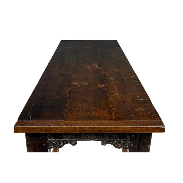 Late Elizabethan Oak Refectory Table, 1590s For Sale - Image 3 of 11