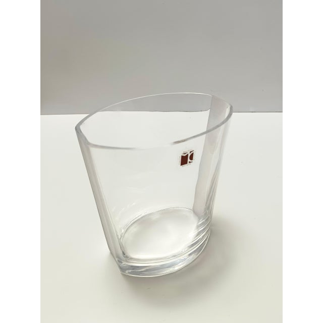 1990s Transparent Murano Glass Vase by Carlo Moretti, Italy, 1990s For Sale - Image 5 of 14