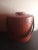 Animal Skin Vintage George Briard Burgundy Leather Wrapped Ice Bucket For Sale - Image 7 of 7