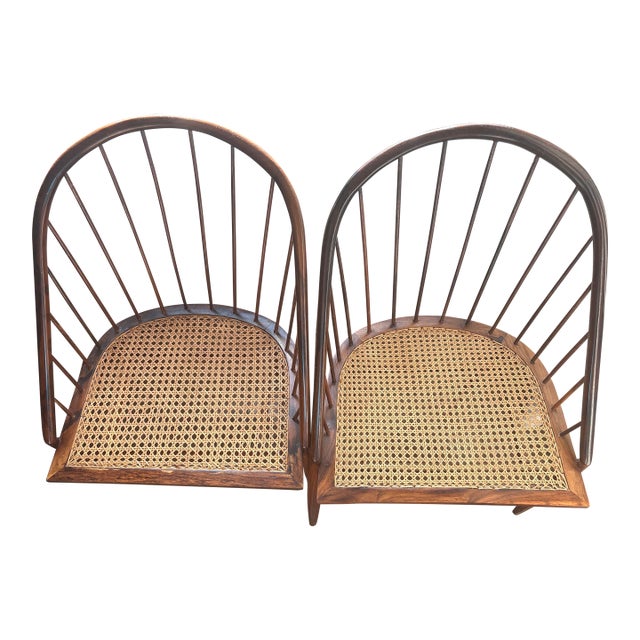 Pair of “Curva” Chairs Attributed to Joaquim Tenreiro, Brazil, C. 1950s–1960s For Sale