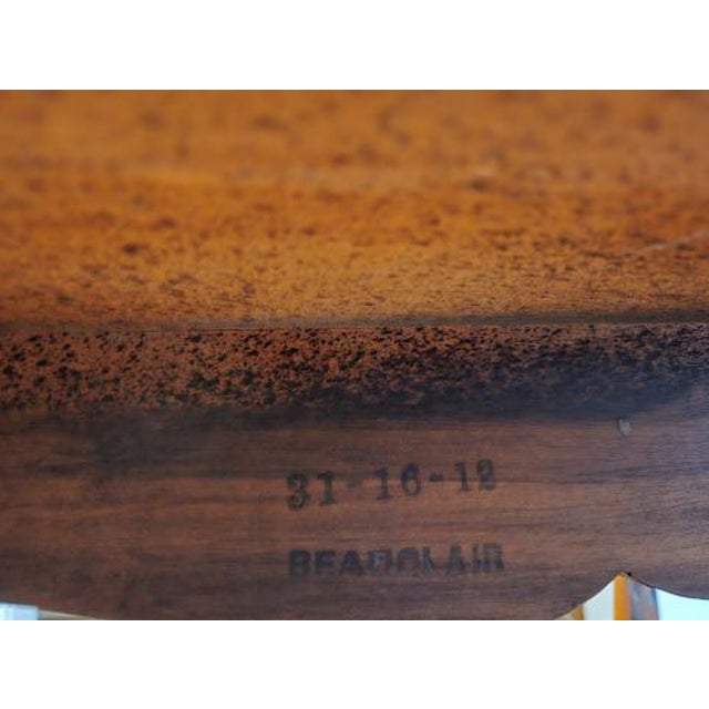 Brown Set of 8 Kindel Chippendale Solid Mahogany Dining Chairs (Fully Restored) For Sale - Image 8 of 9