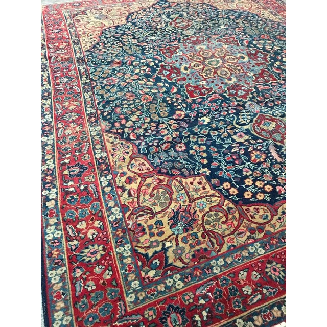 Large Vintage Tabriz Rug, 1890s For Sale - Image 12 of 15