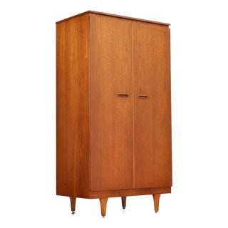 Mid Century Armoire Wardrobe by Stonehill Furniture For Sale