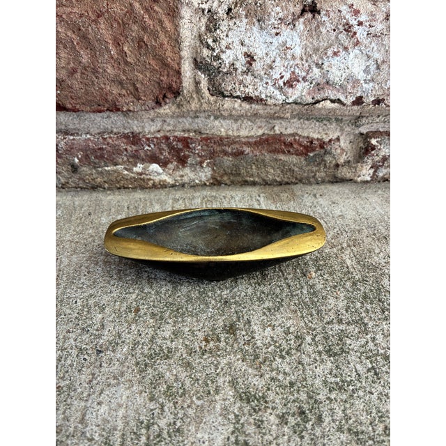 Mid 20th Century Vintage Solid Bronze Ring Dish For Sale - Image 5 of 11