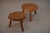Wood Set of Brutalist Stools in Elm, 1950s For Sale - Image 7 of 8