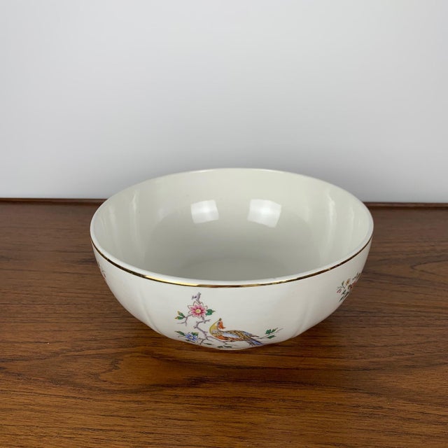 Ceramic Chantilly Model Salad Bowl from Longchamp, 1950s For Sale - Image 7 of 10