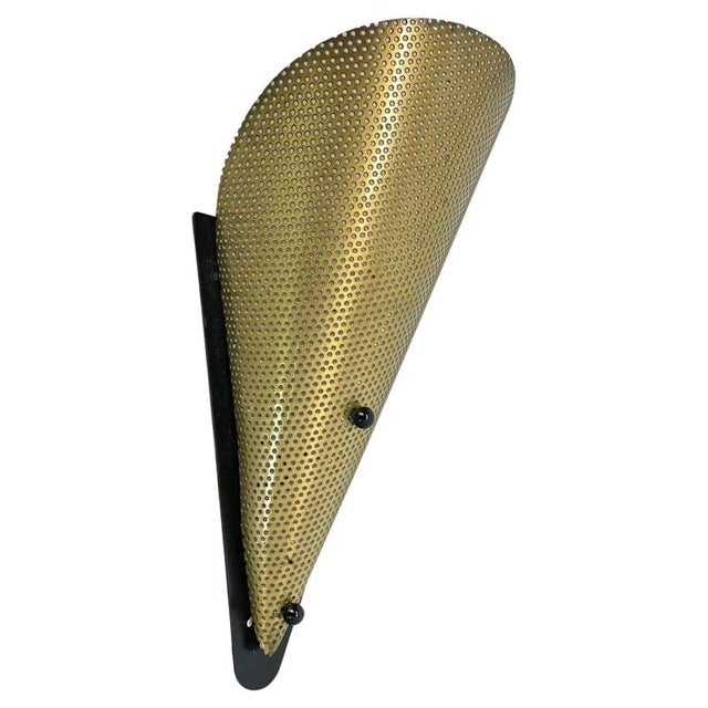Hole Pattern Theatre Wall Light in the style of Mategot, France, 1950s For Sale - Image 14 of 14