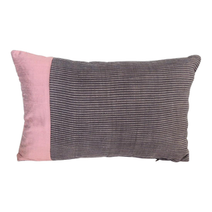 Petite Woven Silk Boudoir Decorative Pillow