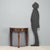 Mid-19th century demi lune console, crafted in Italy, featuring an elegant and functional design. The structure is...