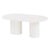 Elora White Lacquer Oval Dining Table For Sale - Image 4 of 10
