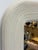 Mid 20th Century Large Vintage Coastal Painted Pencil Reed Wall Mirror For Sale - Image 5 of 6