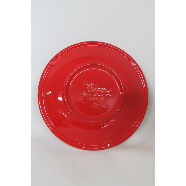 Primula Decorata a Mano Red Ceramic Plates Set of Three Made in Italy 4726b For Sale In Miami - Image 6 of 12