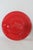 Primula Decorata a Mano Red Ceramic Plates Set of Three Made in Italy 4726b For Sale In Miami - Image 6 of 12