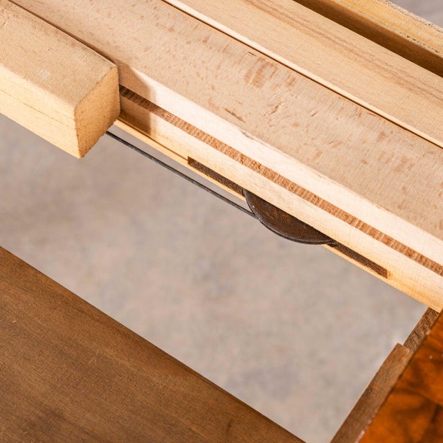 Vintage Rectangular Extendable Halabala Dining Table from Up Zavody, 1950s For Sale - Image 13 of 17