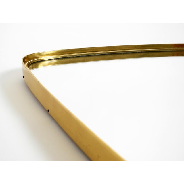 Mid-Century Modern Wall Mirrors with Brass Frames from Münchener Zierspiegel, 1950s, Set of 2 For Sale - Image 10 of 18