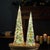 Kenneth Ludwig Chicago Iridescent LED Tree (Set of 2) For Sale - Image 4 of 5