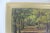 Antique Signed Oil Painting Impressionist Fall Landscape With Trees and Laneway For Sale - Image 11 of 11