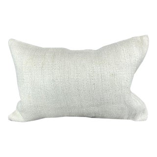 16 x 24 Hemp Pillow Turkish Cushion Natural White Pillow Cushion Cover For Sale