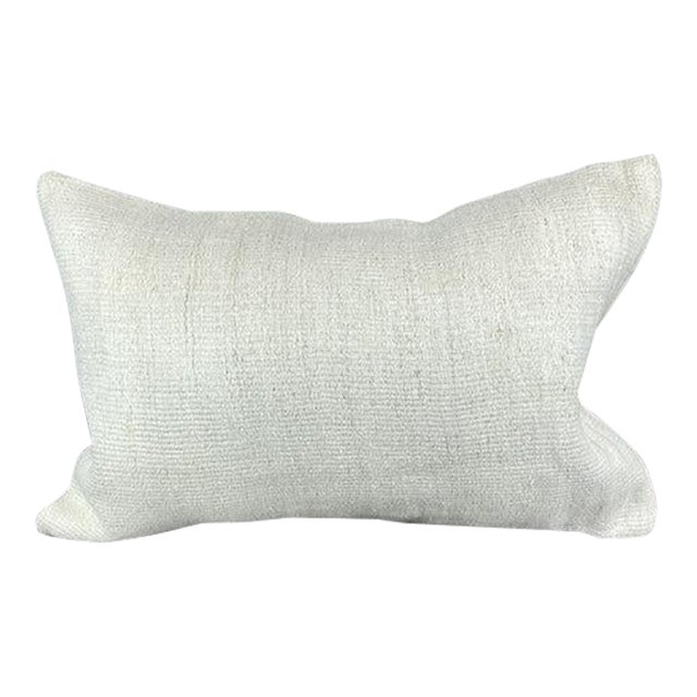 16 x 24 Hemp Pillow Turkish Cushion Natural White Pillow Cushion Cover For Sale