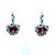 2010s Natural Tourmaline Ruby Diamond Dangle Earrings 14k WG 10.53 TCW Certified For Sale - Image 5 of 18