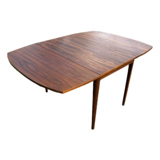 1960s Mid Century Kipp Stewart Drexel Declaration Drop Leaf Dining Table For Sale