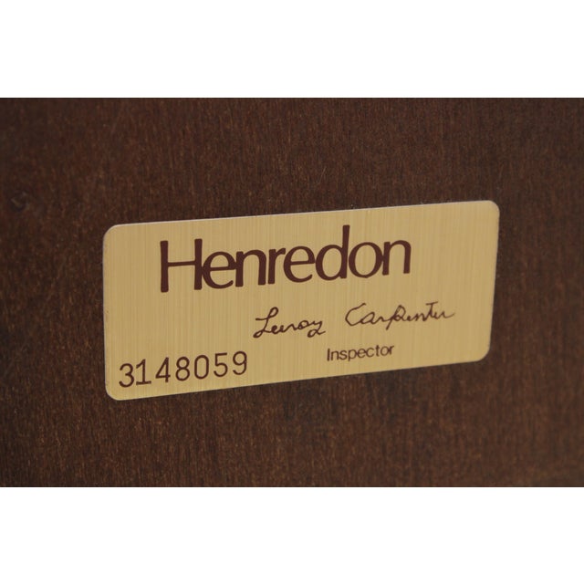 Henredon Walnut Louis XV Armoire Wardrobe For Sale - Image 18 of 18