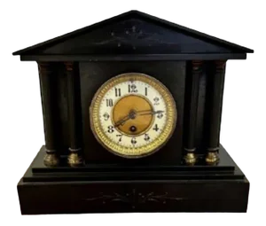ictorian Marble Mantle Clock, 1860s