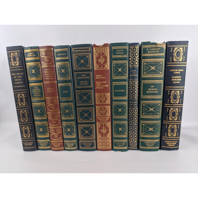 Vintage International Collectors Library Gilt-Bound Classics – Set of 10 For Sale - Image 16 of 17