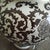 Vintage 70s Brown & White Chinoiserie Floral Ginger Jar Table Lamp For Sale - Image 4 of 15