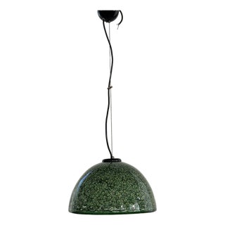 Italian Green Neverrino Pendant Light by Gae Aulenti for Vistosi, 1970s For Sale