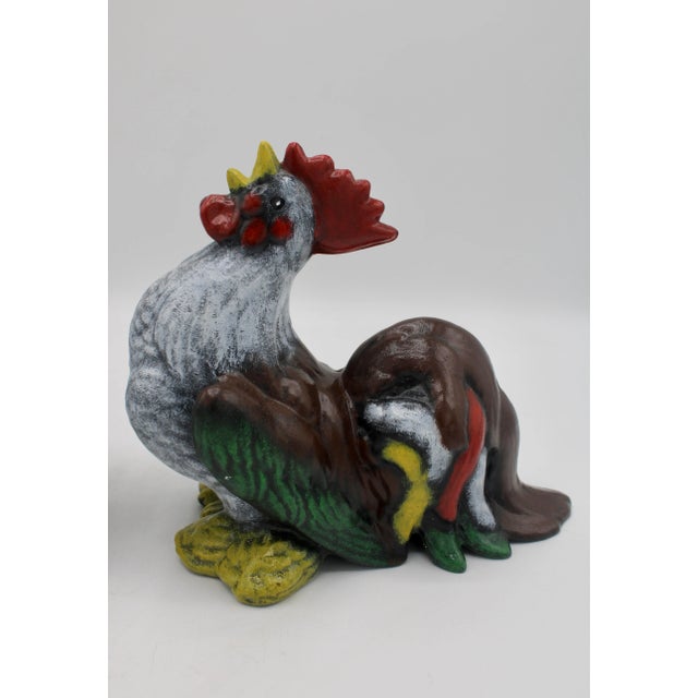 Vintage Farmhouse Ceramic Chickens For Sale - Image 4 of 12