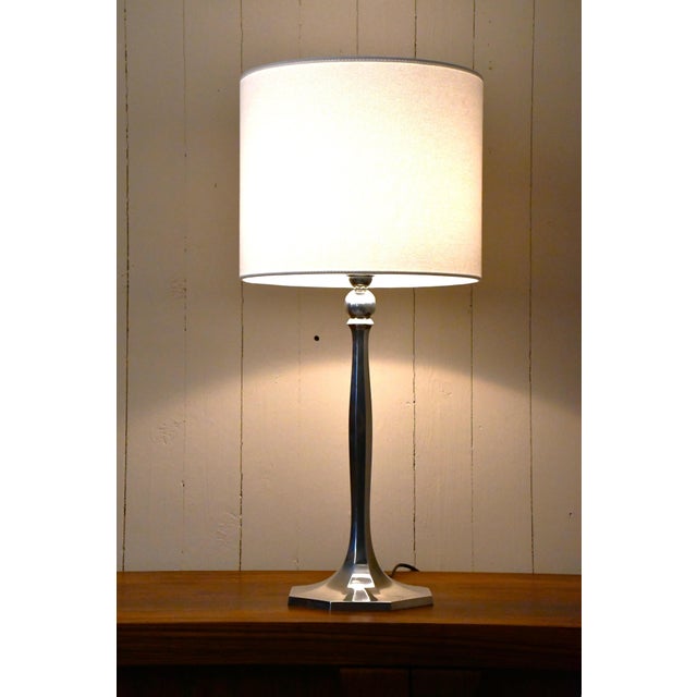 Swedish Grace Table Lamp by Herman Bergmans Konstgjuteri, 1920s For Sale - Image 13 of 13